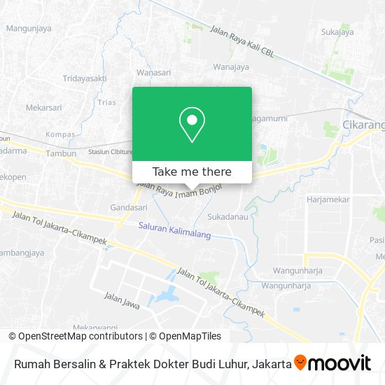 Rumah Bersalin & Praktek Dokter Budi Luhur map
