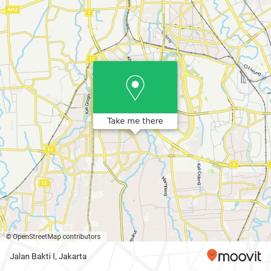 Jalan Bakti I map