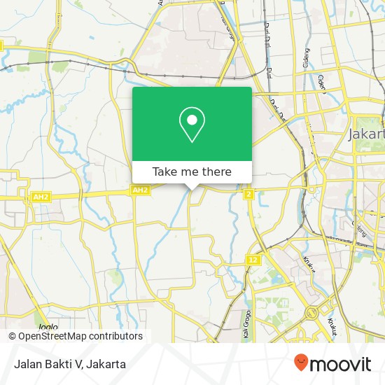 Jalan Bakti V map