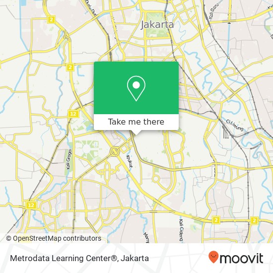 Metrodata Learning Center® map