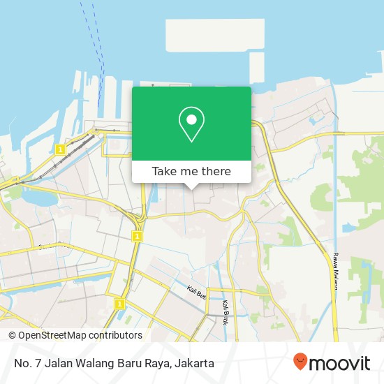 No. 7 Jalan Walang Baru Raya map