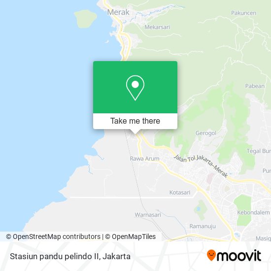 Stasiun pandu pelindo II map