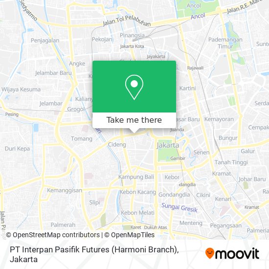PT Interpan Pasifik Futures (Harmoni Branch) map