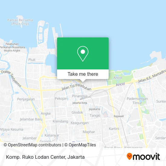 Komp. Ruko Lodan Center map