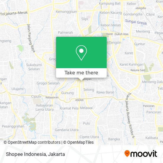 Shopee Indonesia map
