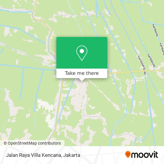 Jalan Raya Villa Kencana map