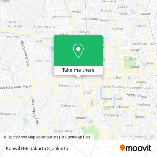 Kanwil BRI Jakarta 3 map