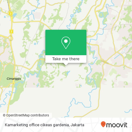 Kamarketing office cikeas gardenia map