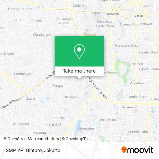 SMP YPI Bintaro map