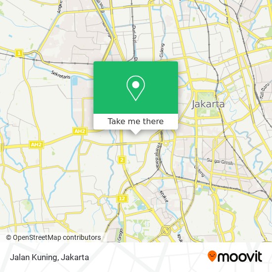 Jalan Kuning map
