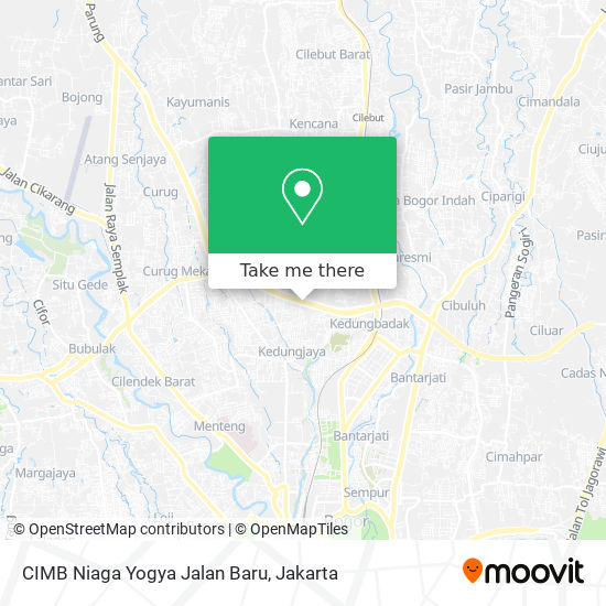 CIMB Niaga Yogya Jalan Baru map