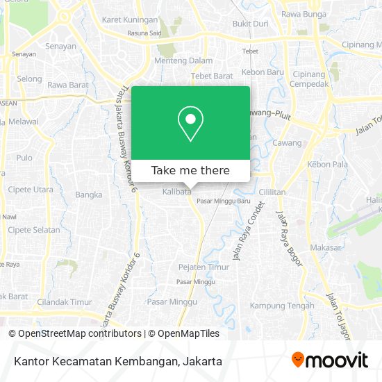 Kantor Kecamatan Kembangan map