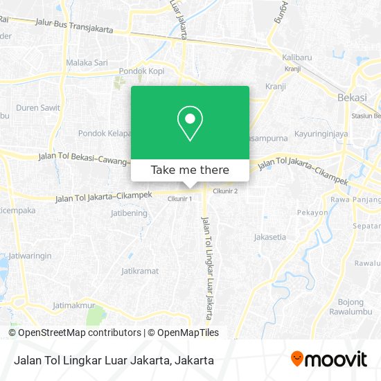 Jalan Tol Lingkar Luar Jakarta map