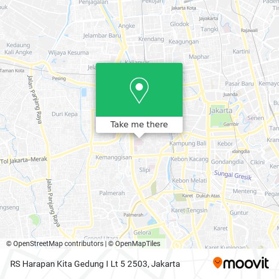RS Harapan Kita Gedung I Lt 5 2503 map