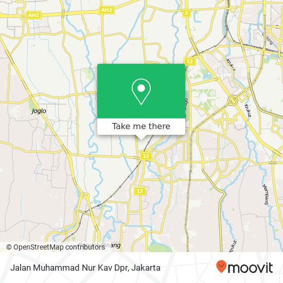 Jalan Muhammad Nur Kav Dpr map