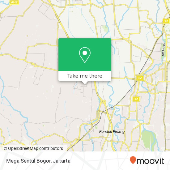 Mega Sentul Bogor map
