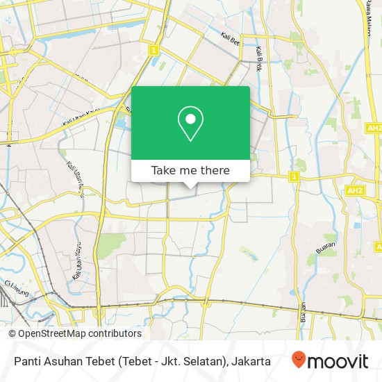 Panti Asuhan Tebet (Tebet - Jkt. Selatan) map