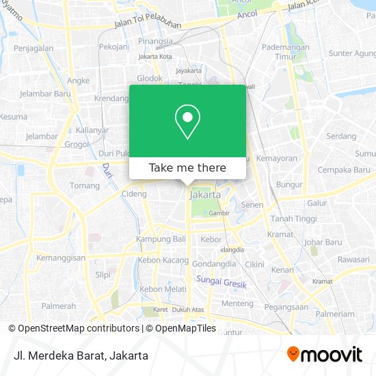 Jl. Merdeka Barat map