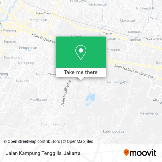 Jalan Kampung Tenggilis map