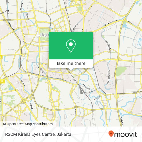 RSCM Kirana Eyes Centre map