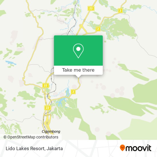 Lido Lakes Resort map