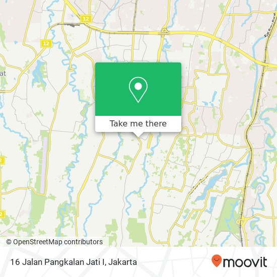 16 Jalan Pangkalan Jati I map