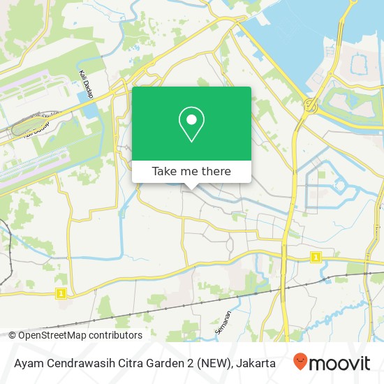 Ayam Cendrawasih Citra Garden 2 (NEW) map