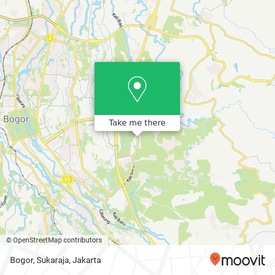 Bogor, Sukaraja map