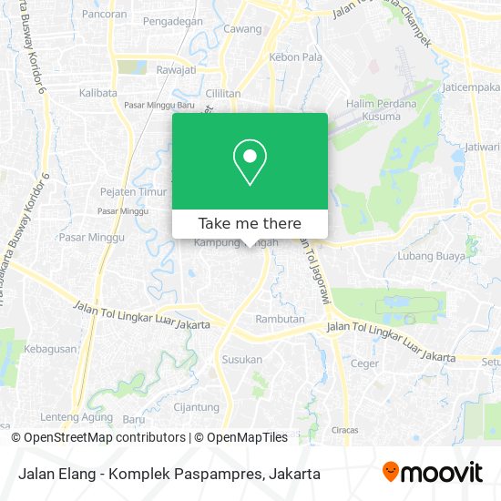 Jalan Elang - Komplek Paspampres map