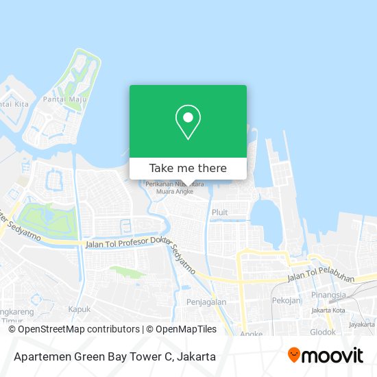 Apartemen Green Bay Tower C map