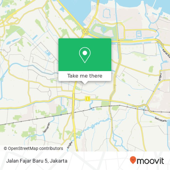 Jalan Fajar Baru 5 map