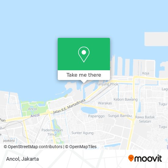 Ancol map