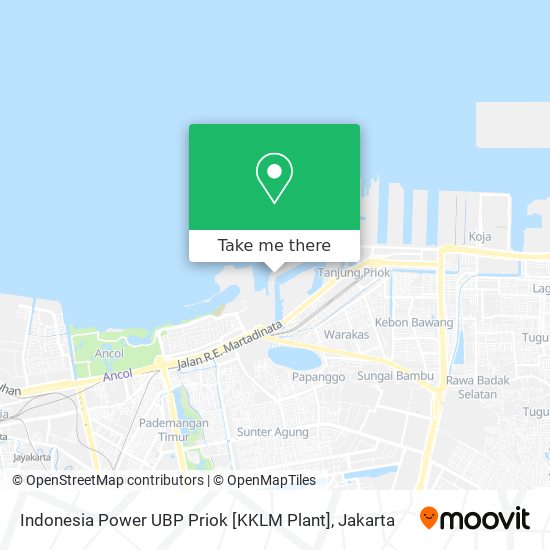 Indonesia Power UBP Priok [KKLM Plant] map