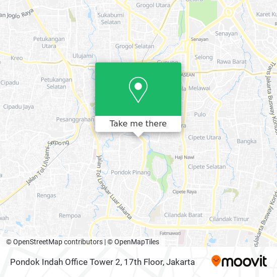 Pondok Indah Office Tower 2, 17th Floor map