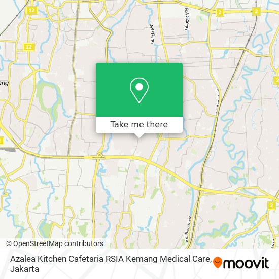 Azalea Kitchen Cafetaria RSIA Kemang Medical Care map