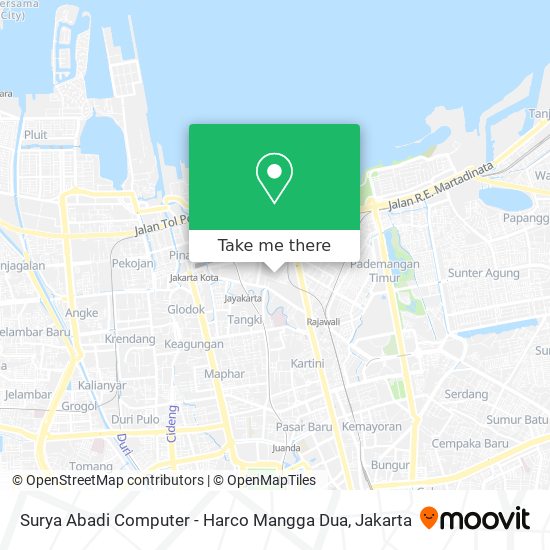 Surya Abadi Computer - Harco Mangga Dua map