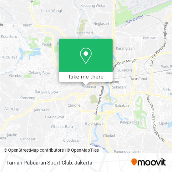 Taman Pabuaran Sport Club map