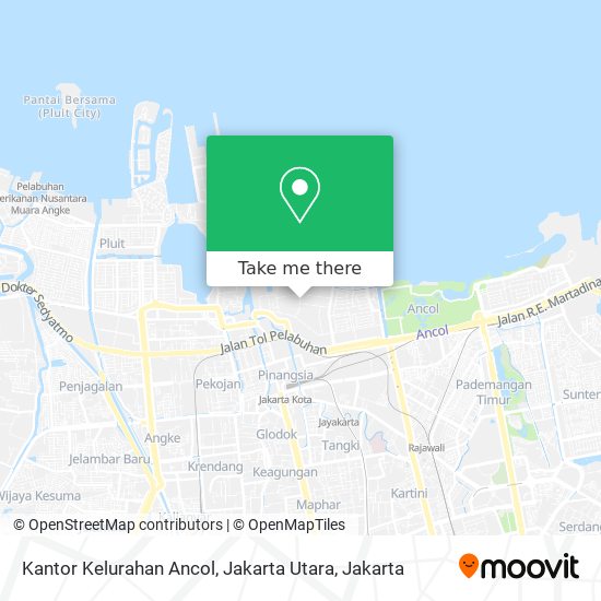 Kantor Kelurahan Ancol, Jakarta Utara map
