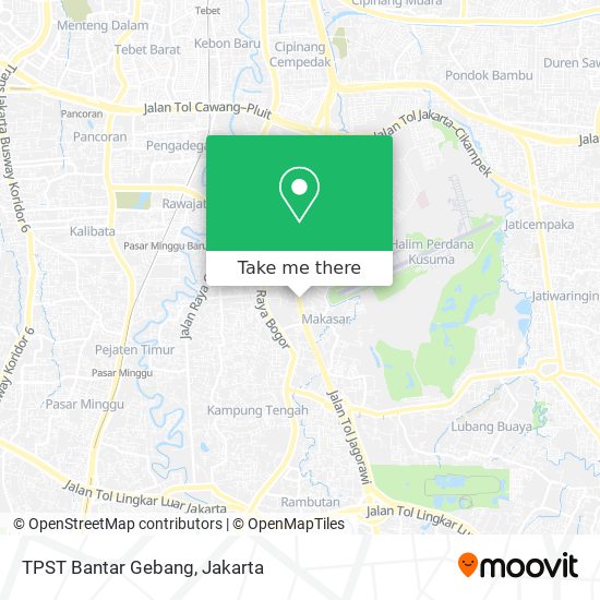 TPST Bantar Gebang map