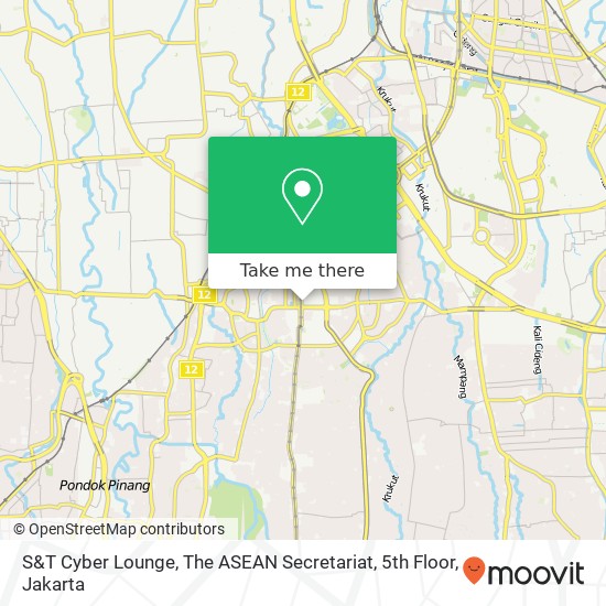 S&T Cyber Lounge, The ASEAN Secretariat, 5th Floor map