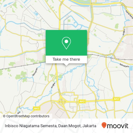 Inbisco Niagatama Semesta, Daan Mogot map