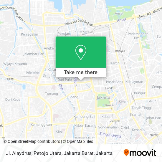 Jl. Alaydrus, Petojo Utara, Jakarta Barat map