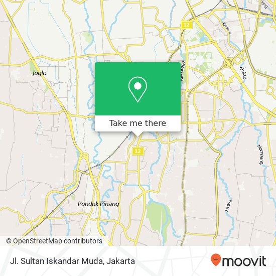 Jl. Sultan Iskandar Muda map