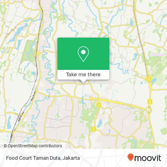 Food Court Taman Duta map