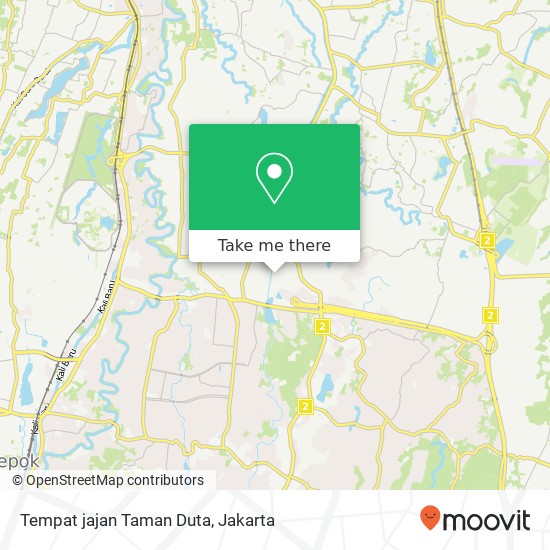 Tempat jajan Taman Duta map