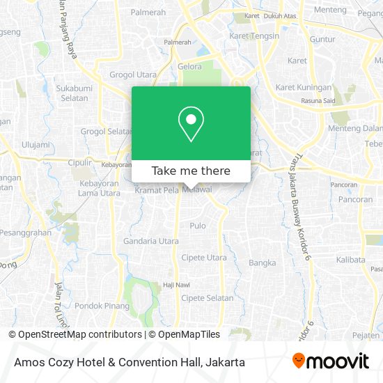 Amos Cozy Hotel & Convention Hall map