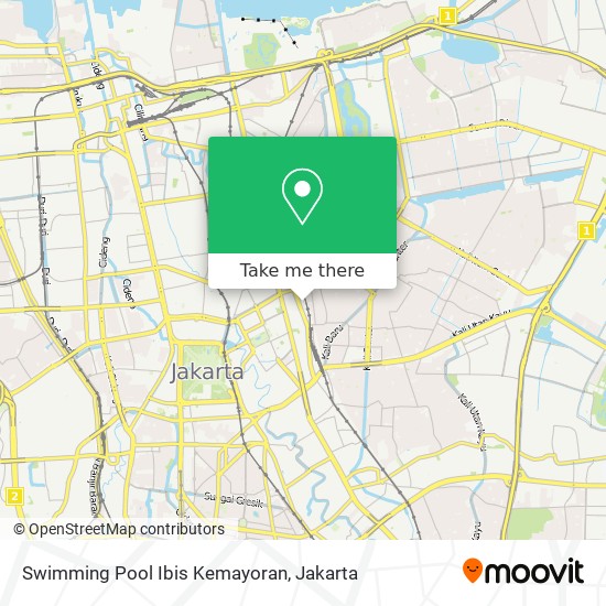 Swimming Pool Ibis Kemayoran map
