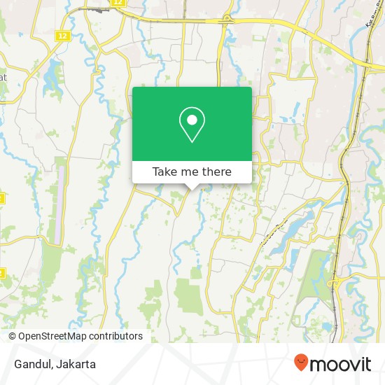 Gandul map