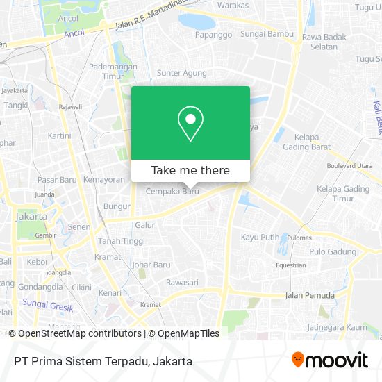 PT Prima Sistem Terpadu map