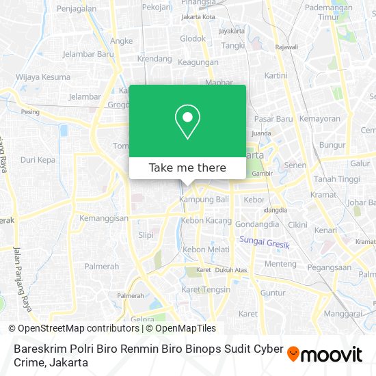 Bareskrim Polri Biro Renmin Biro Binops Sudit Cyber Crime map